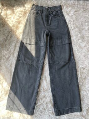 Madewell Superwide-Leg Jeans in Gunter Wash